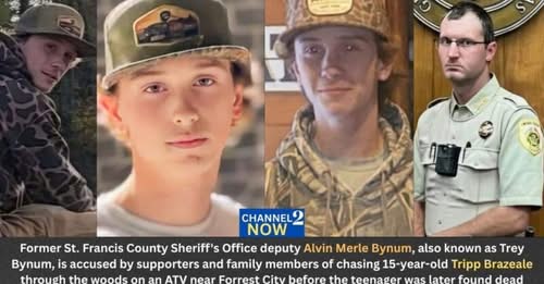 Tripp Brazeale Obituary, Forrest City, Death: Deputy Alvin Merle “Trey” Bynum Suspected For Murder Of Teen