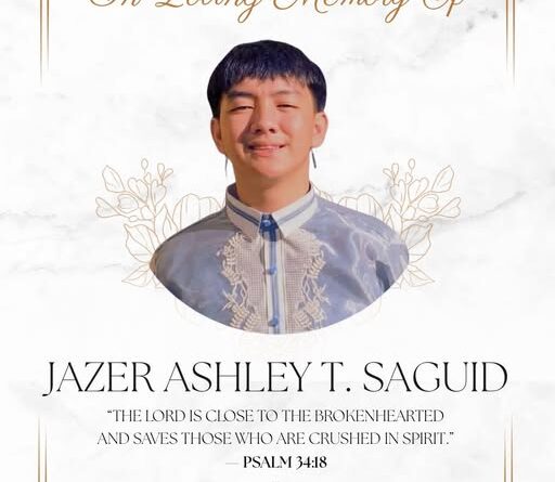 Jazer Ashley T. Saguid Obituary, Baguio City Death – First-Year Nursing Student and Dedicated Athlete, Passes Away