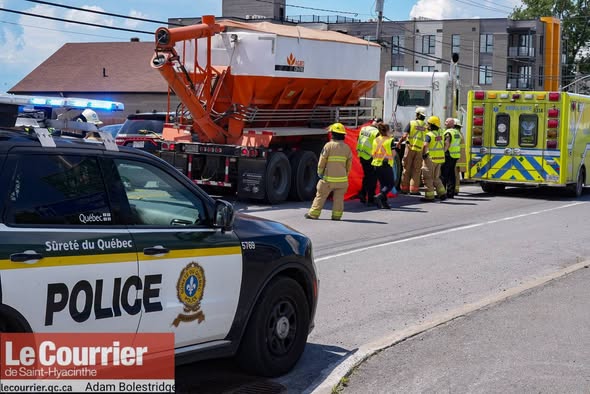 Saint Hyacinthe Accident Incident Today: Authorities Investigate Fatal Incident Involving Teen Girl and Truck in Saint-Hyacinthe