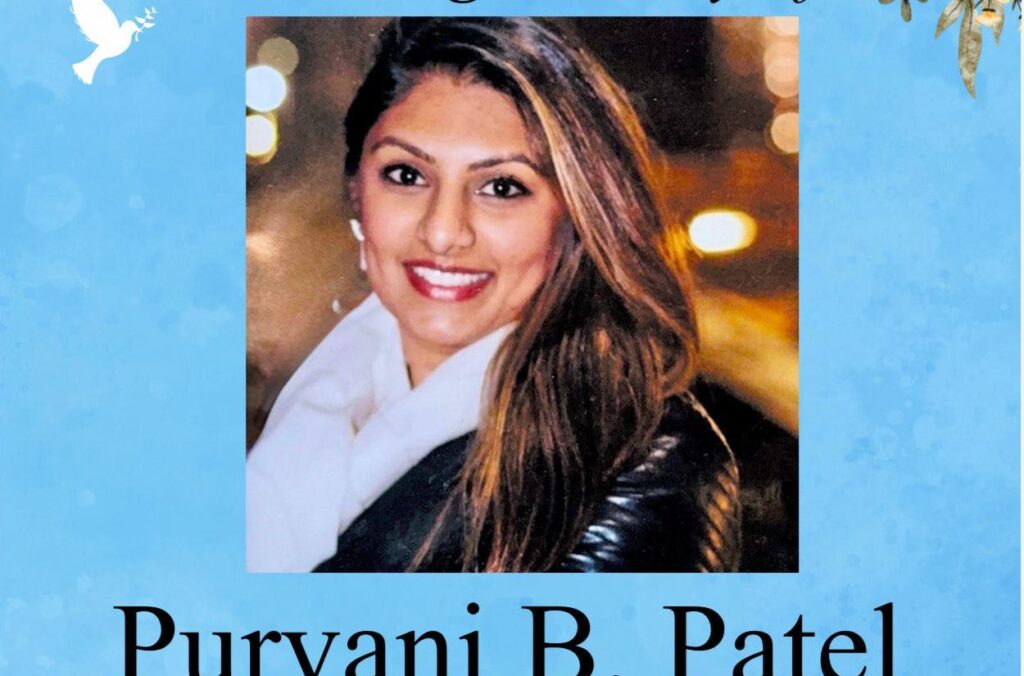 Purvani Patel New Jersey Obituary, Cause of Death: In Loving Memory of Purvani Patel who Dies Suddenly