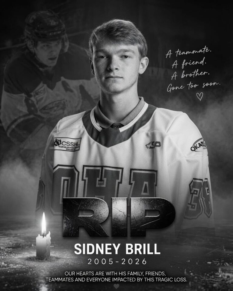 Sidney Brill Obituary, Cause of Death: British Columbia Mourns the Loss of Talented Ice Hockey Player at 21
