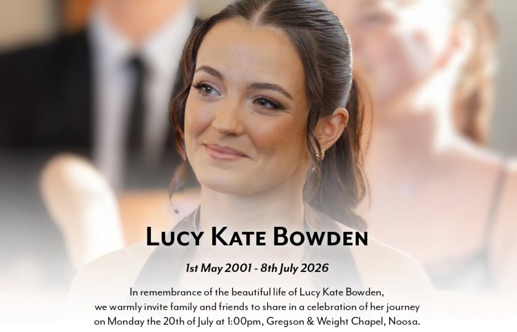 Lucy Kate Bowden Obituary, Cause of Death: Bundaberg Central and Noosa Shire Mourn the Loss of a Cherished Young Life