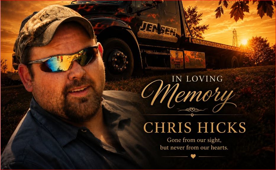 Chris Hicks Obituary, Kenosha WI: Former Jensen Towing Driver Remembered by Colleagues After Death