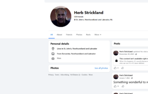 Herb Strickland St. John’s, Newfoundland and Labrador Obituary: In Loving Memory of a Life That Touched Many