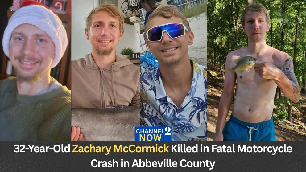 Zachary G. McCormick Obituary: 32-Year-Old Gray Court Man Dies in Fatal Motorcycle Crash in Abbeville County, SC