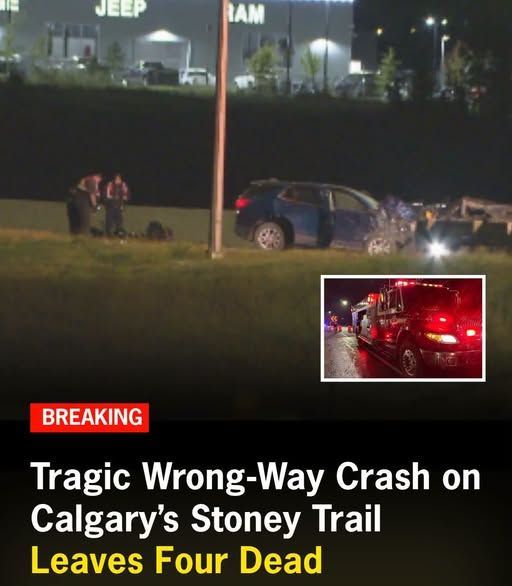 Calgary Stoney Trail Crash: Four Killed and Four Injured in Wrong-Way Collision