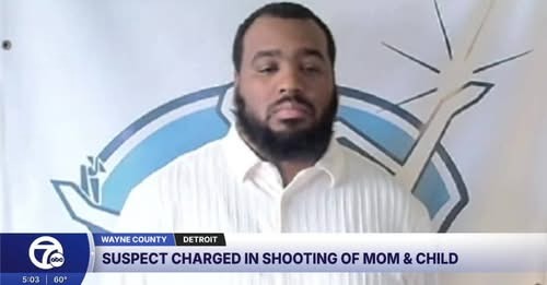 The man accused of shooting a Detroit mother and her 7-year-old daughter during a dispute over children is behind bars and facing the potential of decades in prison.