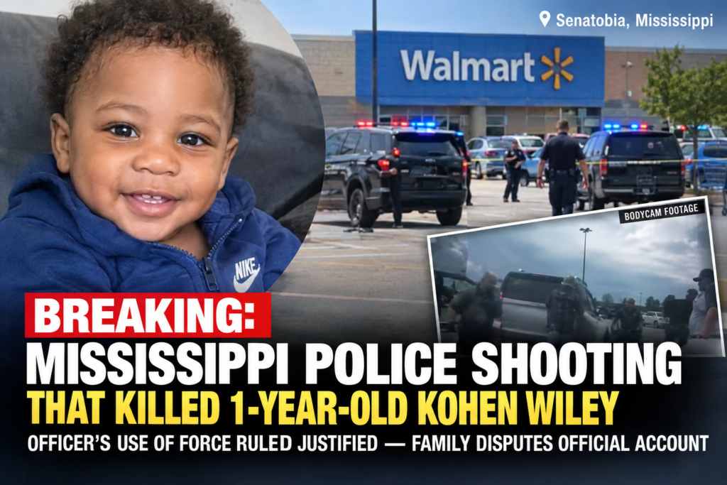 BREAKING: Mississippi Police Shooting That Killed 1-Year-Old Kohen Wiley Ruled Justified as Video Footage Emerges